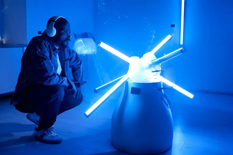 imagem futurista e tecnológica